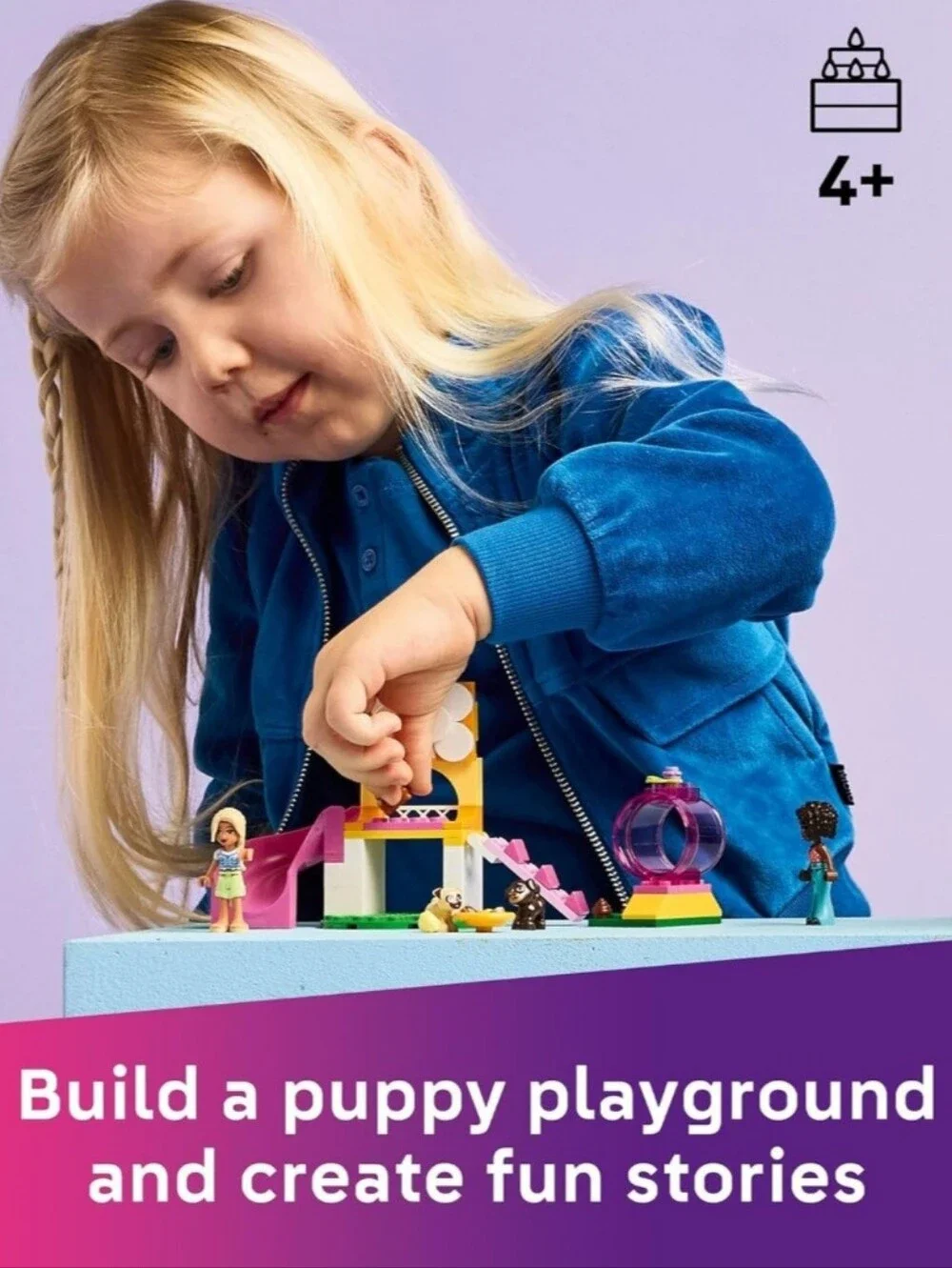 LEGO Friends Puppy Playground Set. NWT Ages 4+ 66 Pcs